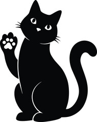 Cats and Dogs Silhouette Bundle Sitting, Playing, Sleeping, and Pet Pose Vector Collection