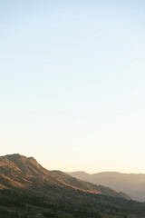 sunset in the mountains of Eswatini