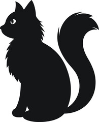 Cats and Dogs Silhouette Bundle Sitting, Playing, Sleeping, and Pet Pose Vector Collection