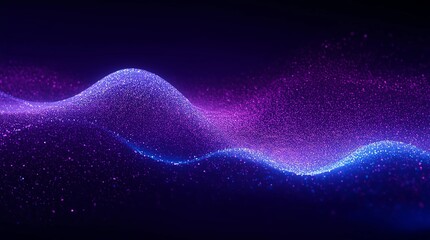 Cyber big data flow. Blockchain data fields. Network line connect stream. Concept of AI technology, digital communication, science research, 3D illustration music