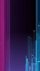Fototapeta premium Abstract lines and shapes on background
