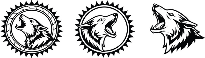 Stylized fox illustration with vibrant cmyk colors and classic font accents