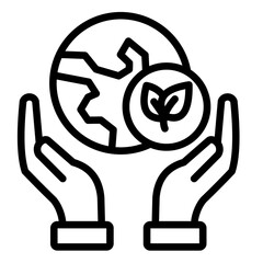 Net Positive  Icon Element For Design	