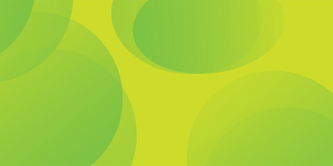 Wavy Curvy Circular and Circle Shapes and Designs Green and Yellow Colors Modern Background art simple good