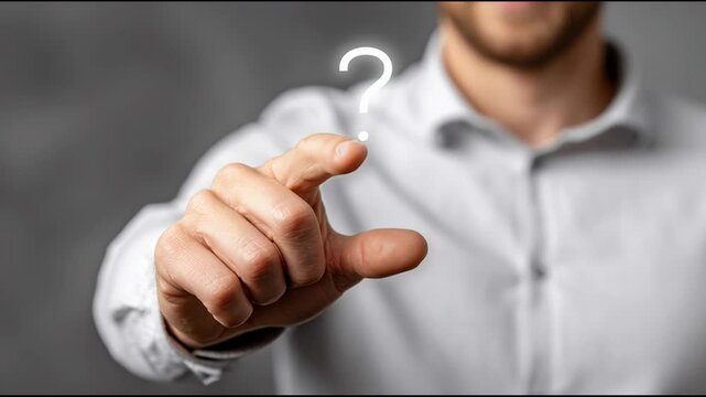 Man pointing at a lightbulb to clarify the ask and define exactly what is needed in a creative or business context. Clarify the Ask &ndash; Animated Video Version

