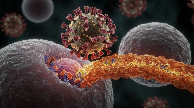 Understanding the Interaction Between Coronavirus and Human Cells in Detail