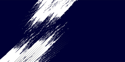 PrintaDots halftone white and blue color pattern gradient grunge texture background. Dots sport