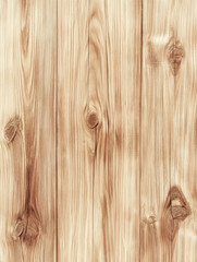 Smooth natural wooden surface with prominent knots and grain pattern for rustic design themes