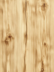 Close up of a natural wooden surface with visible grain knots and a smooth polished finish