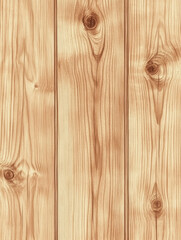 Natural wooden surface with detailed grain patterns and knots showcasing warm light tones and smooth finish
