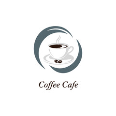 Coffee logo design vector template