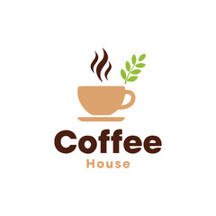 Coffee logo design vector template