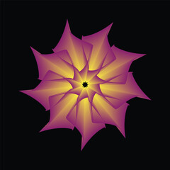 Abstract design background with floral