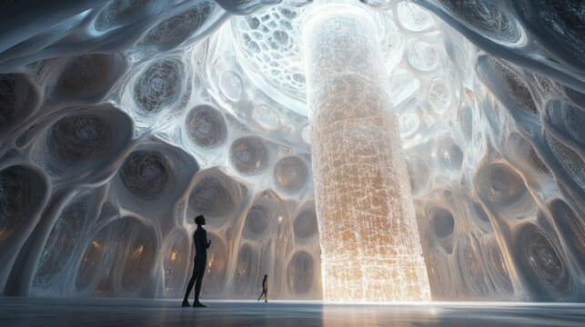 Ethereal Chamber: A Symphony of Light and Structure