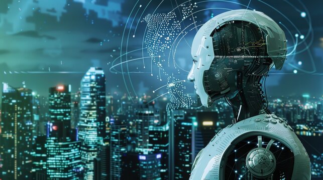 A Visual Odyssey into the Confluence of Worldwide Connectivity and AI Innovations. Behold Scenes of AI - powered Global Trading Hubs, Cross - border AI Research Collaborations, and AI - enabled