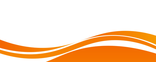 Vector orange line background curve element with white space for text and message design, overlapping layers, vector