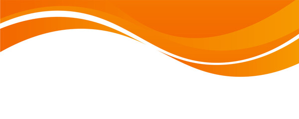 Vector orange line background curve element with white space for text and message design, overlapping layers, vector