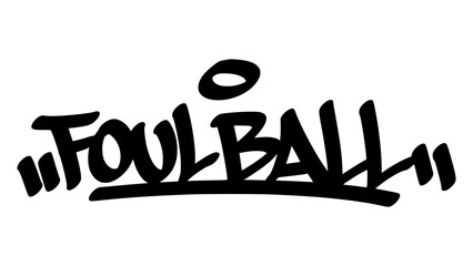 Hand-drawn graffiti tag of 