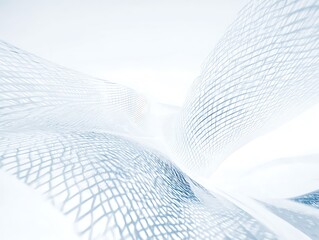 Abstract curves and geometric patterned structures