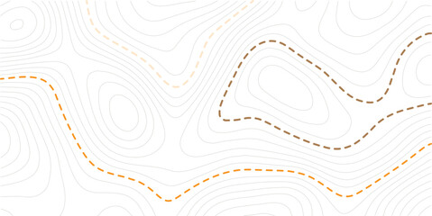 Vector line contour map texture, typography abstract pattern, golden mountain landscape grid