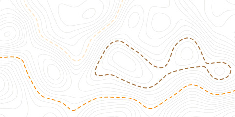 Vector line contour map texture, typography abstract pattern, golden mountain landscape grid