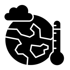 Climate Action  Icon Element For Design	