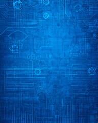 Abstract blue circuit technology digital design