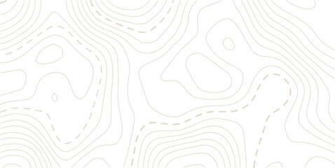 Topographic map patterns, topography line map. Vintage outdoors style. World map Template. Stock vector