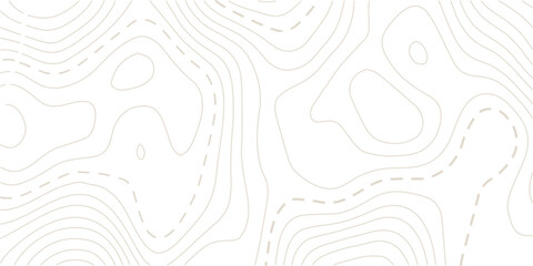 Topographic map patterns, topography line map. Vintage outdoors style. World map Template. Stock vector