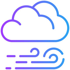 Windy days  for weather, website, application, printing, document, poster design, etc