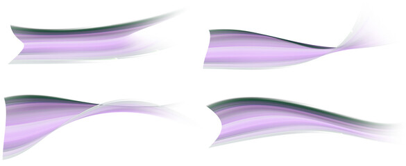 Abstract Lavender and Teal Swirls: Dynamic, Elegant, and Flowing Design Elements for Modern Branding.