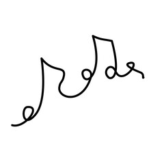 Notes Music One Line Vocals