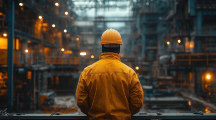 construction site emergency with builder in high visibility gear on ground 