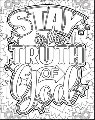 Bible Verse Coloring Page for Adults. Bible Verse Mandala Coloring Page