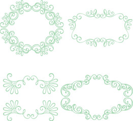 Beautiful flower art and mandala vector design