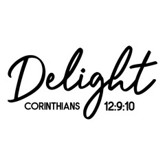 Delight Corinthians 12 9 10
