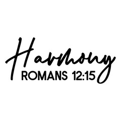 Harmony Romans 12 15