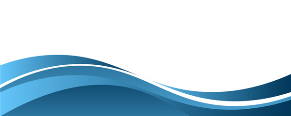 Blue curve line vector background overlap layer paper on white space for text and message design