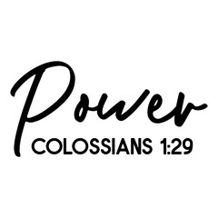 Power Colossians 1 29
