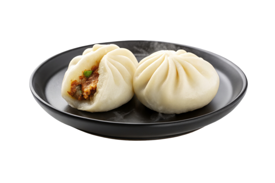 Delicious steamed buns baozi with meat filling recipe chinese cuisine asian food dish