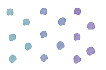 Watercolor colorful dots background