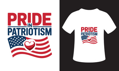 Vintage Style Typography Patriotism T-Shirt Design