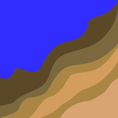 blue beach abstract background wallpaper vector