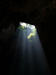 light in the cave