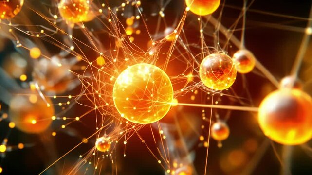 A web of translucent nodes interlinked by shimmering paths illustrating the symbiotic relationships between resource owners and consumers.