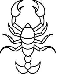 scorpion vector illustration