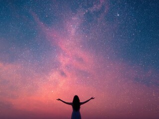 Stargazing experience night sky photography outdoor perspective embracing the cosmos