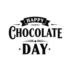Fototapeta premium Happy Chocolate Day Delicious Chocolate Quotes Wishes Images Greetings