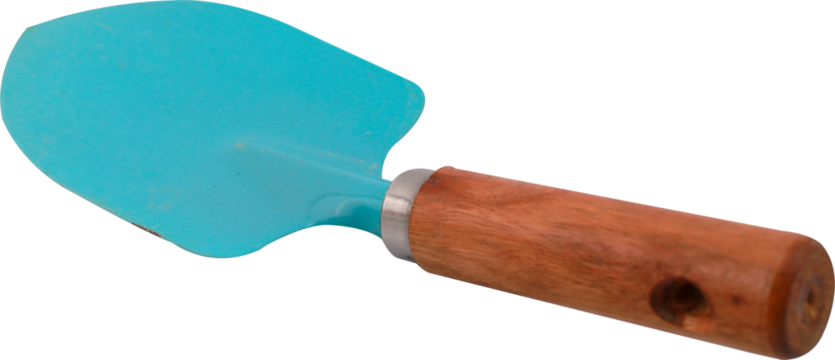Gardening tools on transparent background