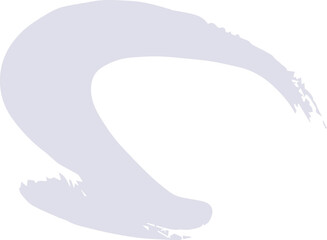 white circle white background.